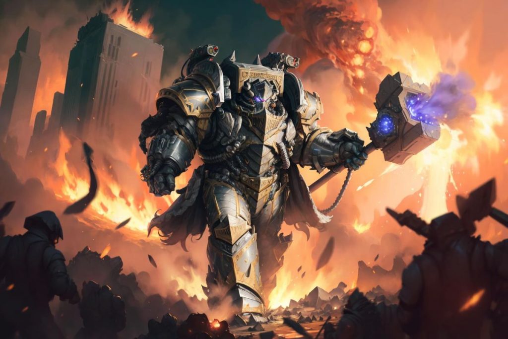 Perturabo Primarch Siege of Terra Artwork