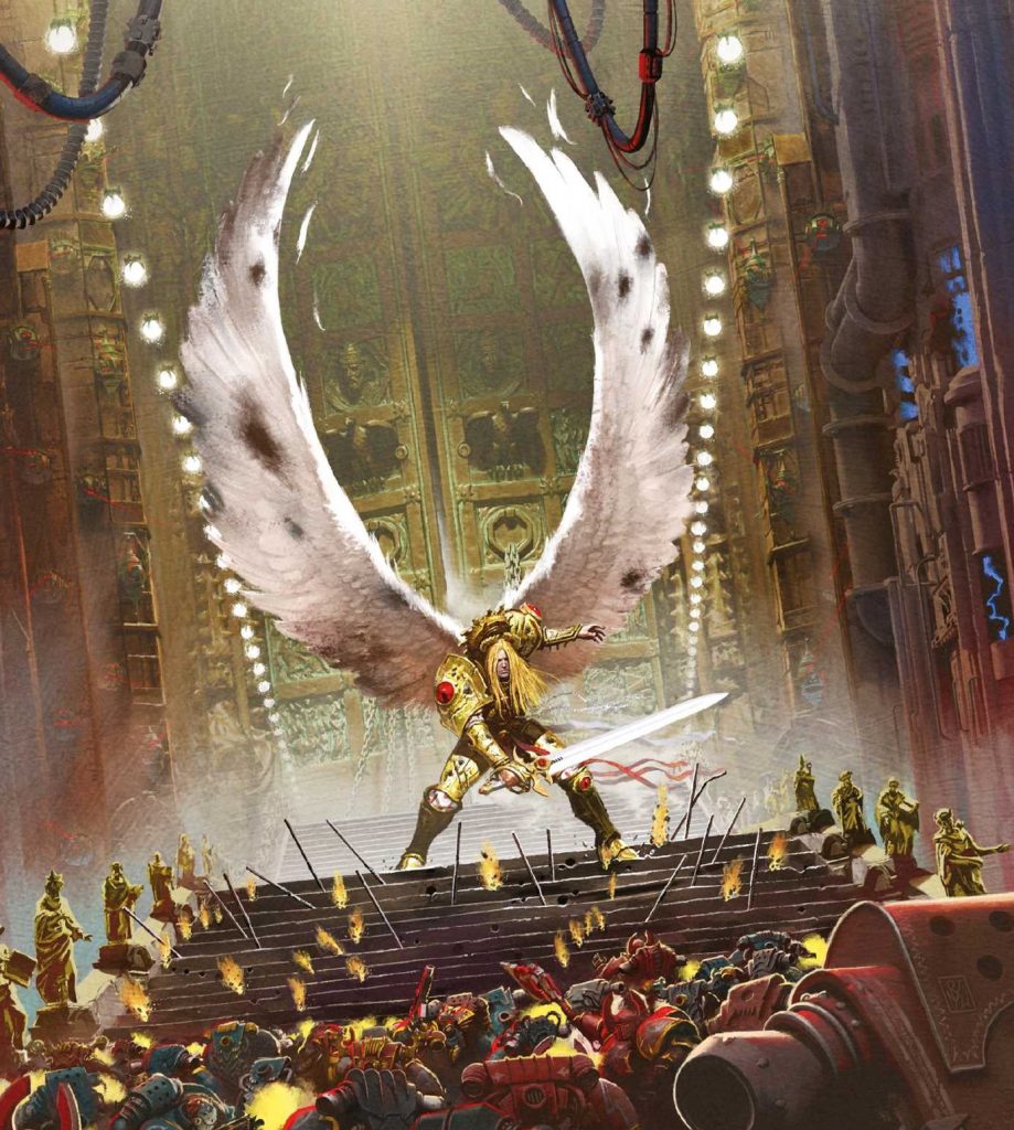 Sanguinius Primarch Horus Heresy Book Cover for Echoes Of Eternity