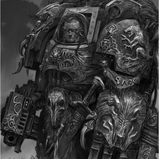 Space Wolves Gorgeous Oldhammer Artwork