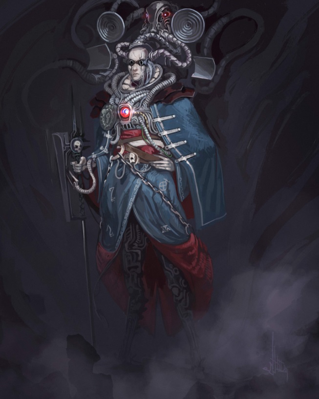 Techpriest Ovid-Delta-2 Techaugur Interpreter Art