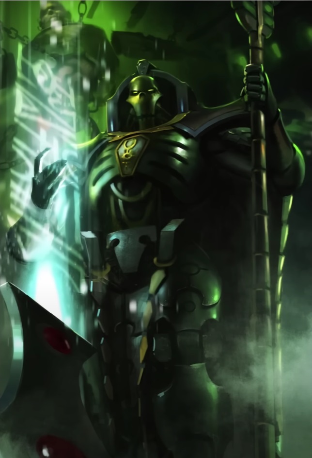 Trazyn the Infinite Crisp Artwork Necron Lord