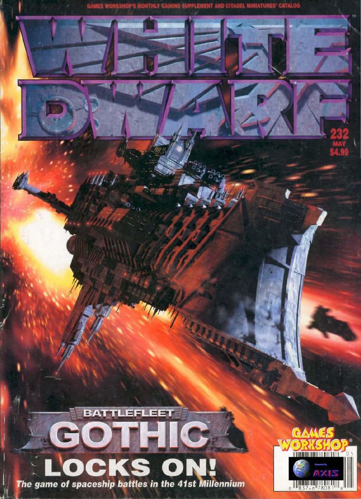 White Dwarf 232 Battlefleet Gothic Huge Space Battle Ships Imperium of Mankind