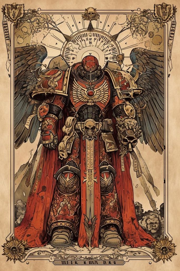 Blood Angels Iconic Space Marines Art