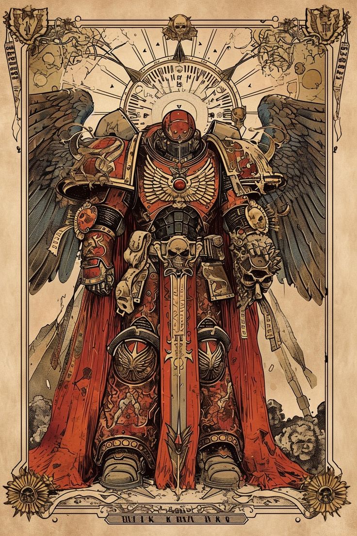 Blood Angels Space Marines Art