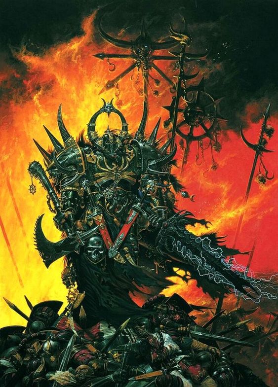 Chaos Lords, Champions of Corruption in Warhammer 40,000 Oldhammer