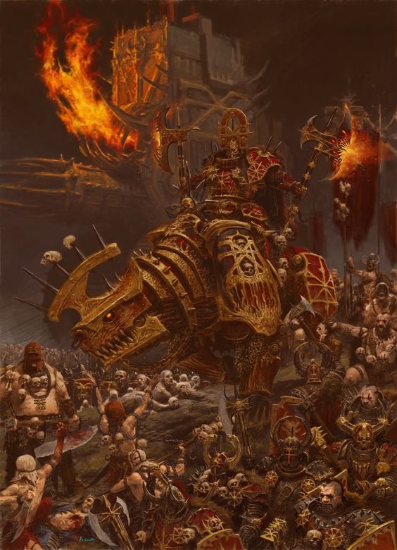 Chaos Space Marines with Cultists