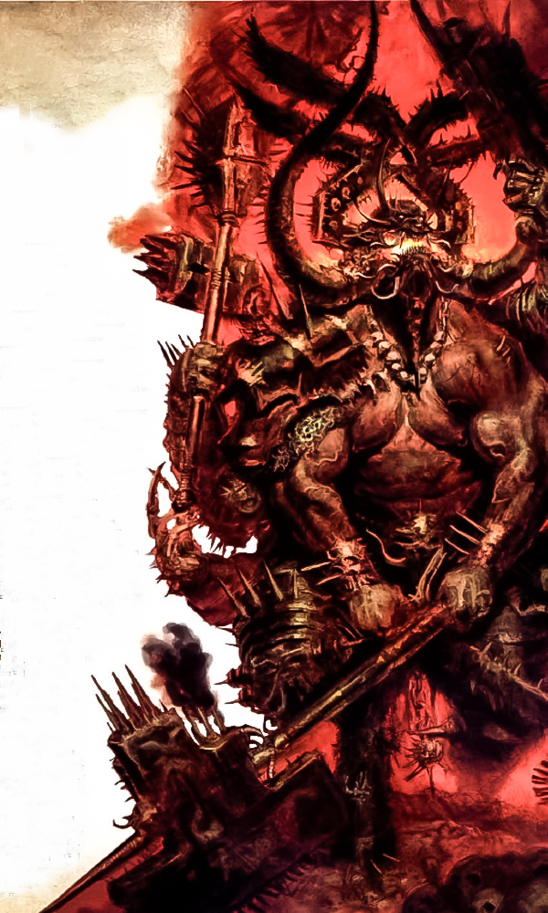 Depiction of Khorne the Blood God Artwork