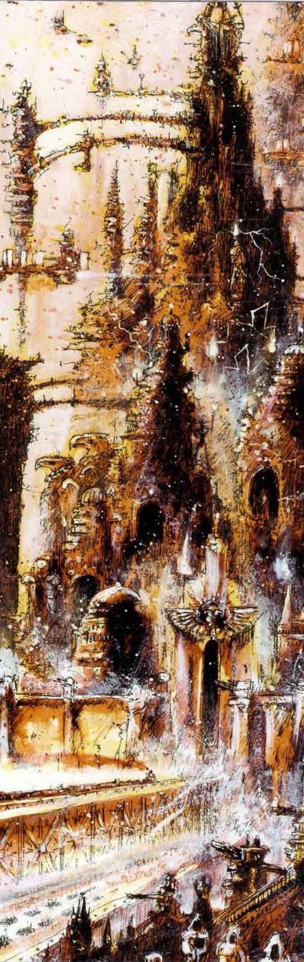 Imperial Palace Terra Oldhammer Artwork