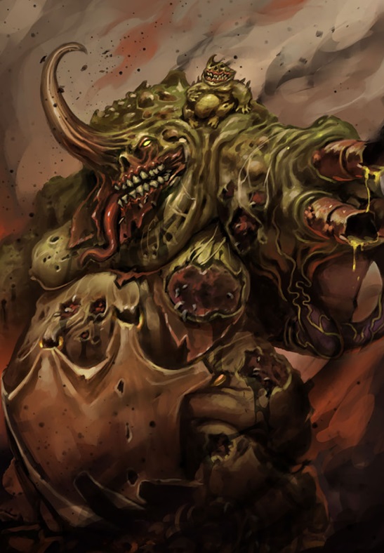 Nurgle Daemon Prince Art