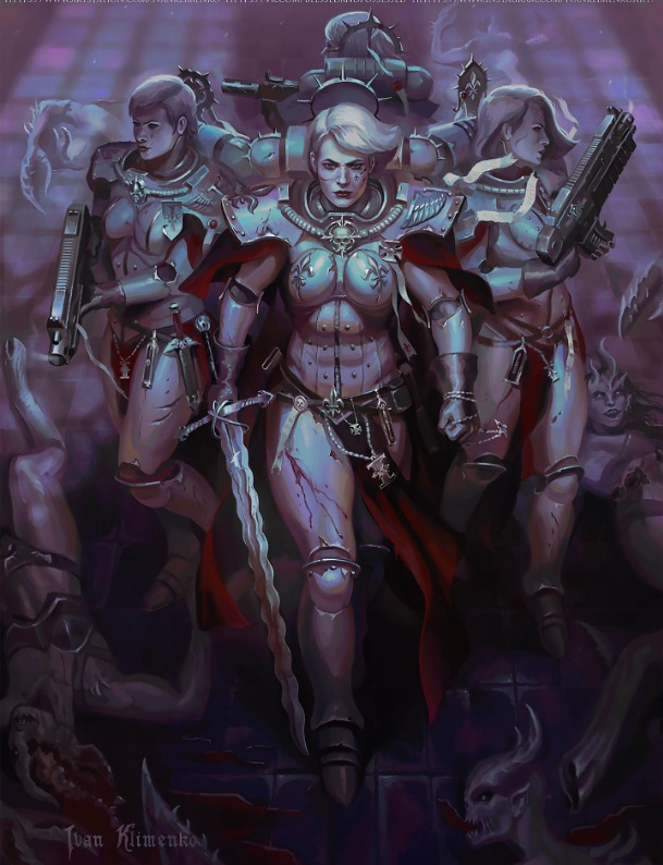 The Order of the Sacred Rose, Adepta Sororitas Art