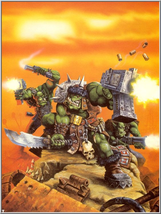 Oldhammer Orc Art