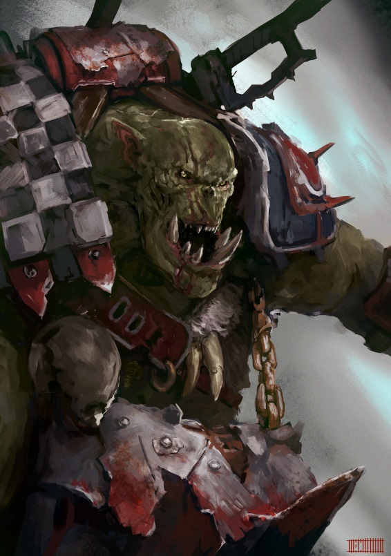 Ork Warhammer 40k Art