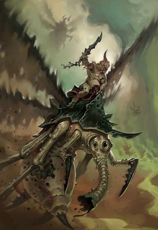 Plaguebearer Riding Plague Drone Art