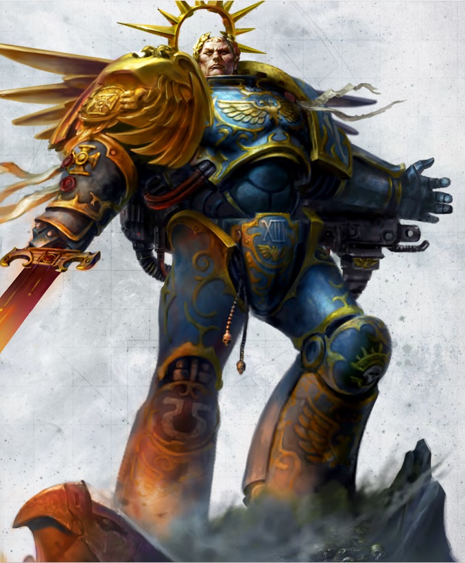 Roboute Guilliman artwork Ultramarine Primarch