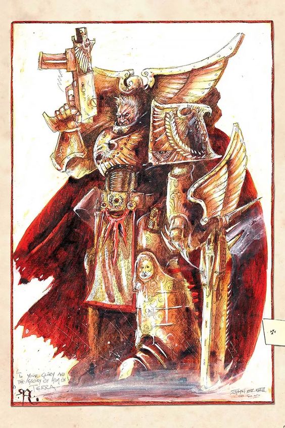 Rogal Dorn Art Oldhammer Art