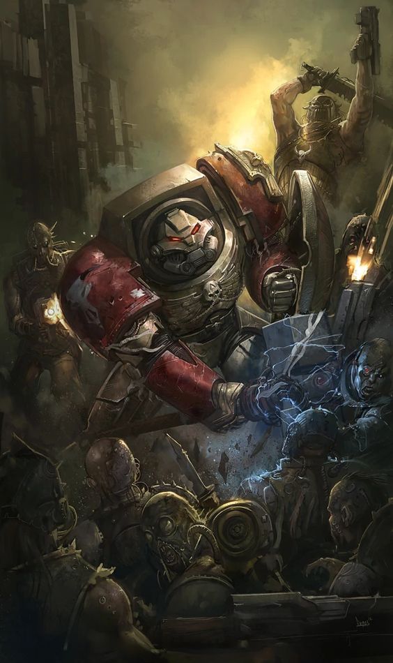 Space Marine Minotaurs Artwork