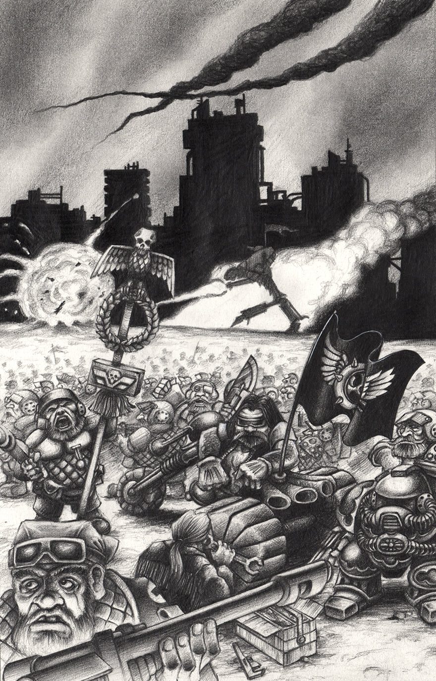 Squats League of Votann Oldhammer Style Artwork