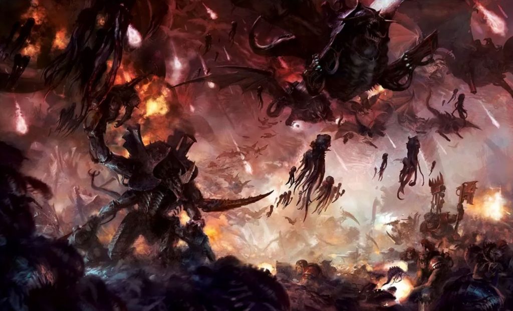 Tyranids Vs Orks Art