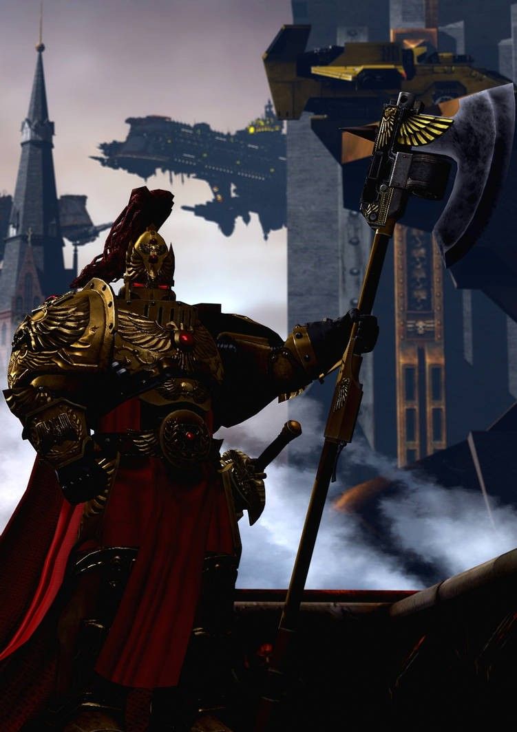 Adeptus Custodes in the Imperial Palace Walls