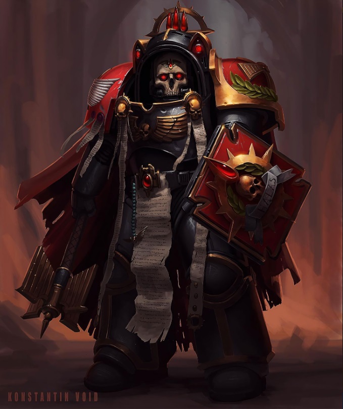 Blood Angels Chaplain Artwork