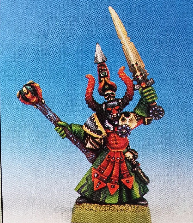 Chaos Sorcerer Miniature Oldhammer Era