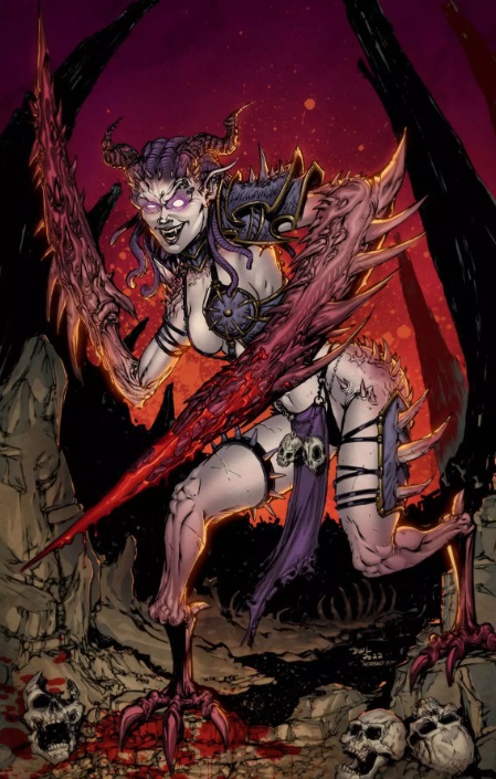 Daemonette of Slaanesh in Warhammer 40k