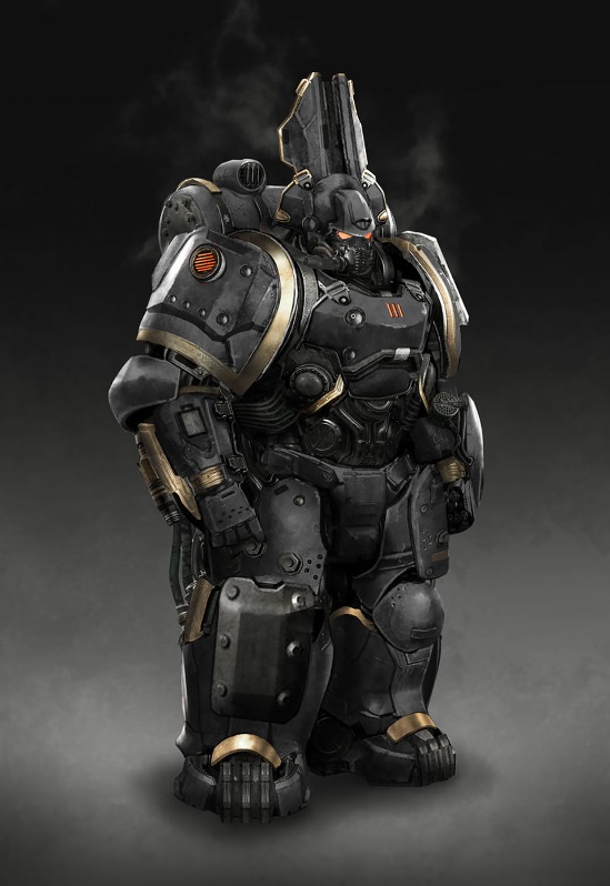 Dieselpunk Space Marine