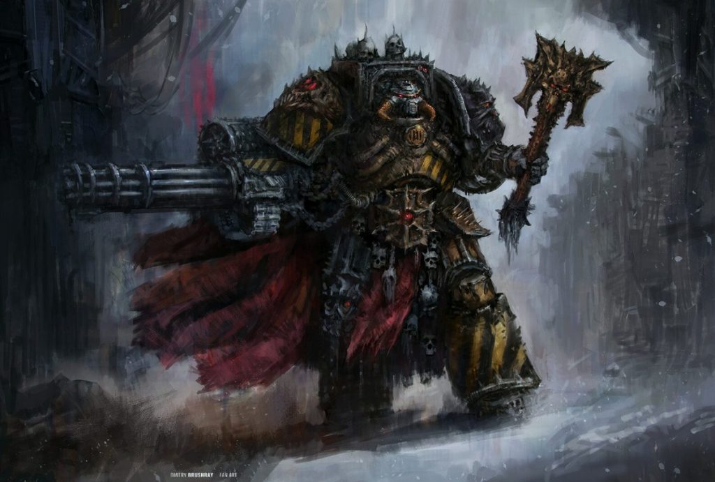 Havok Smith Trelok Olethros, Warlord of the Rust Corps Iron Warrior Warband