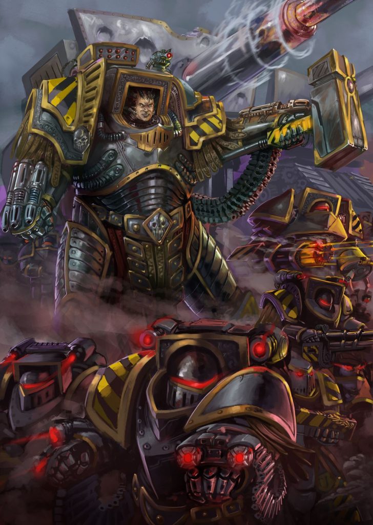 Perturabo, Chaos Primarch and His Chaos Space Marines Amazing 40k Artwork