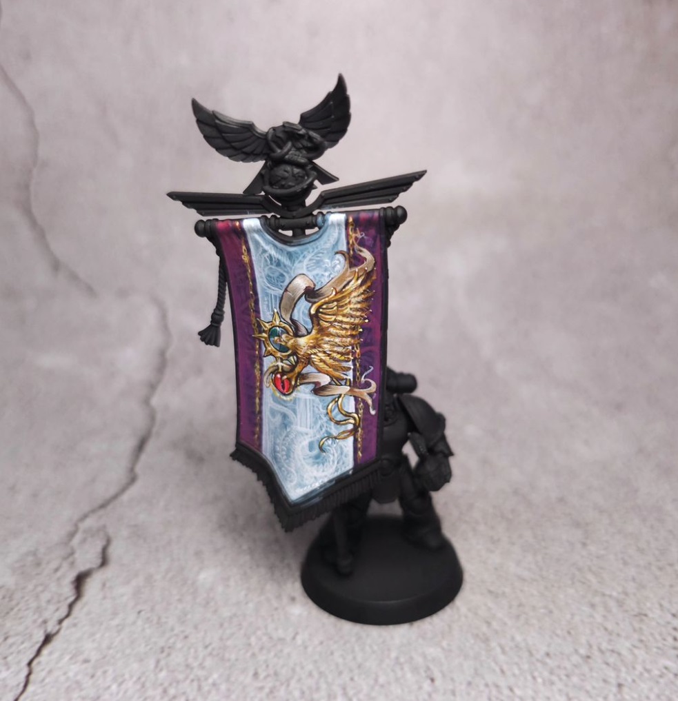 Standard Bearer Space Marine Miniature