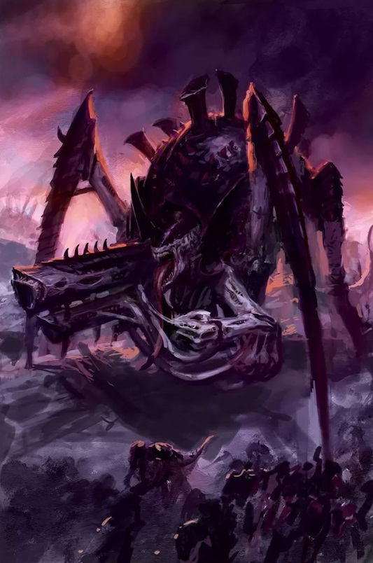 Tyranid Tyrannofex Oldhammer Artwork