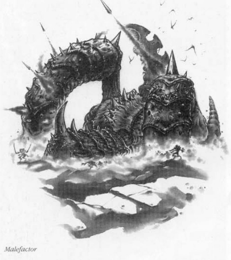 Huge Tyranid Oldhammer Art