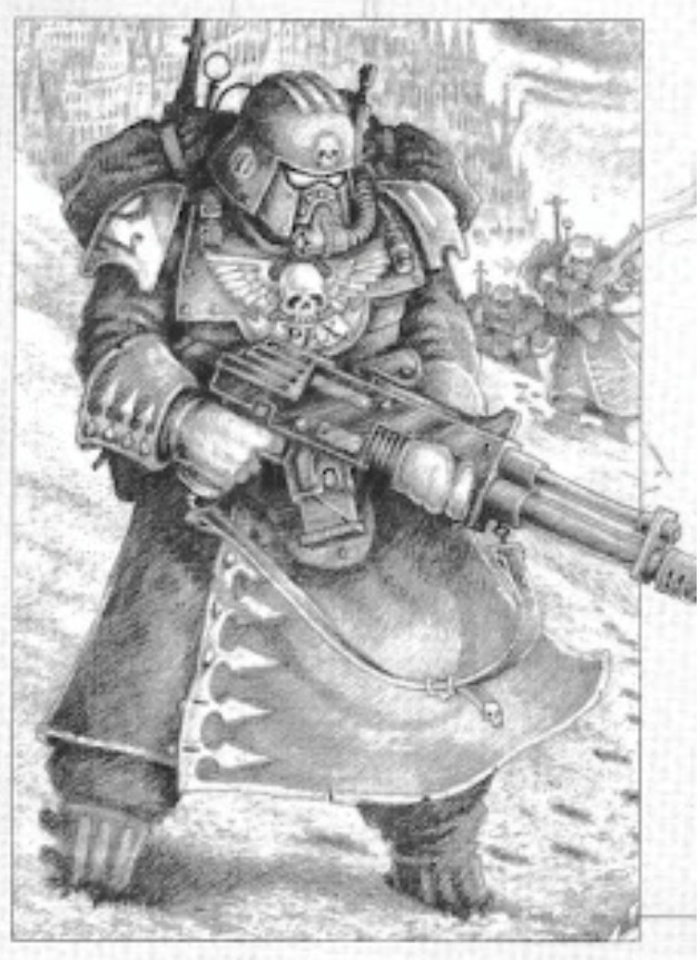 Death Korps of Krieg Imperial Guardsman Oldhammer Art