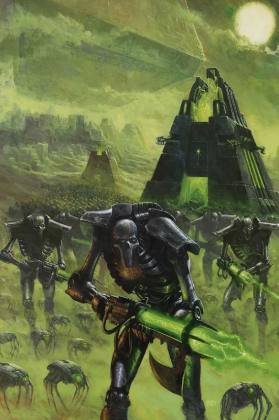 Necron Warriors in Battle Formation