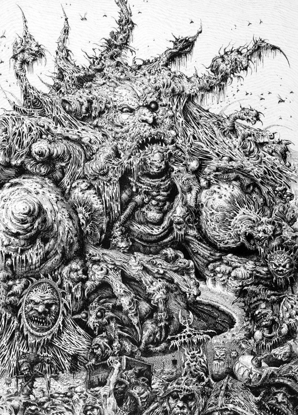 Nurgle Chaos God Oldhammer Art