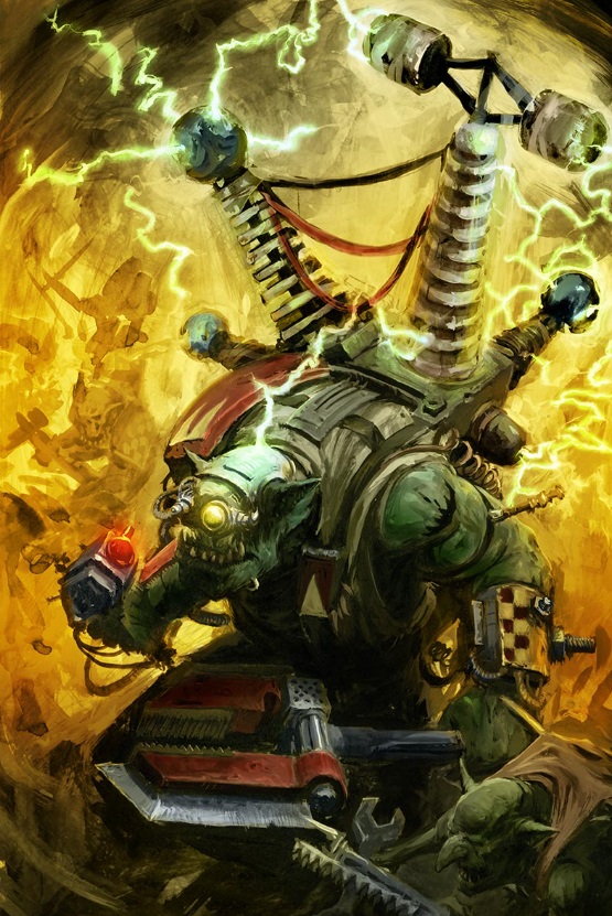 Warhammer 40K: Ork Big Mek with Shokk Attack Gun