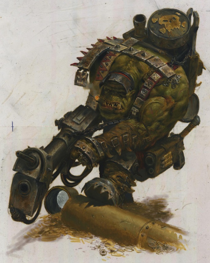 Ork Burnas Oldhammer Art