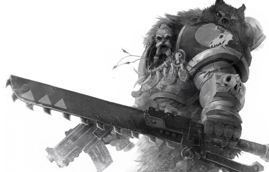 Epic Space Wolves Art