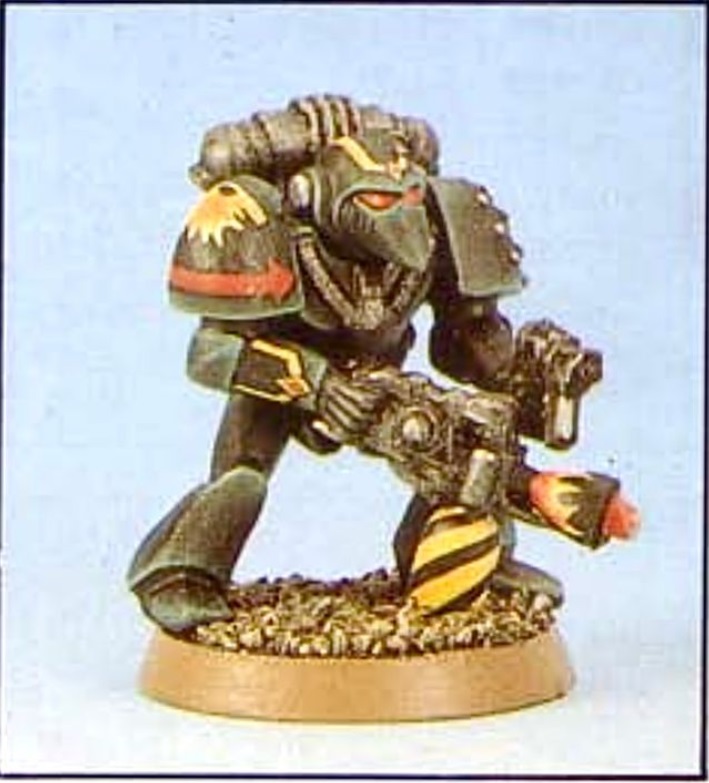 Salamander Space Marine Miniature Oldhammer