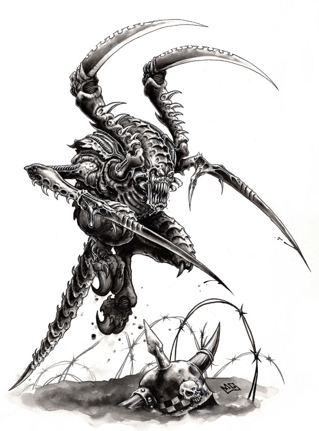 Hormagaunt, Tyranid Oldhammer Art