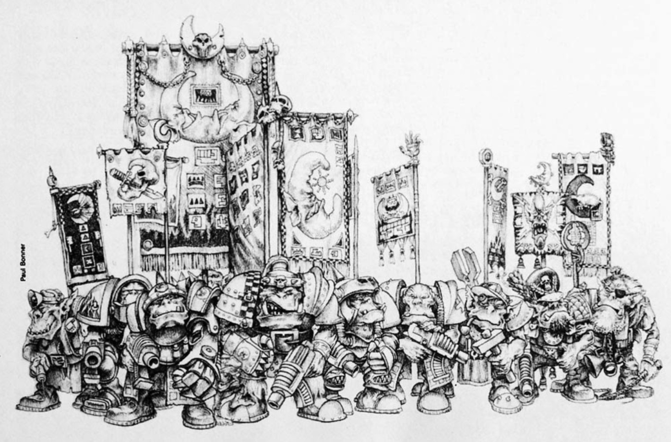 Orks Warband Oldhammer Art