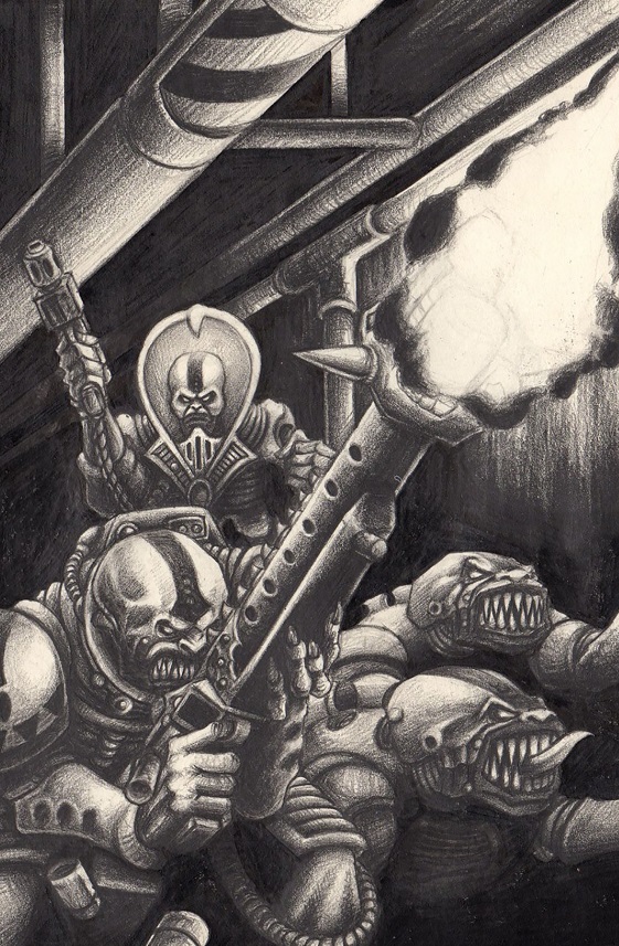 Space Hulk: Genestealer’ Supplement Oldhammer Art