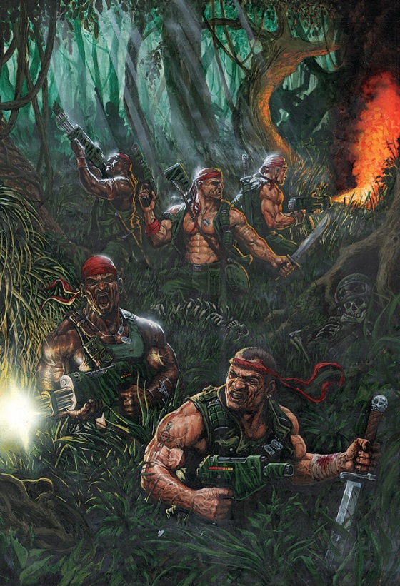 Catachan Jungle Fighters Oldhammer Art