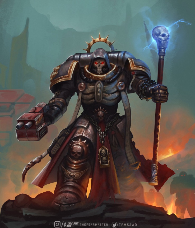 Chaplain Space Marines Artwork