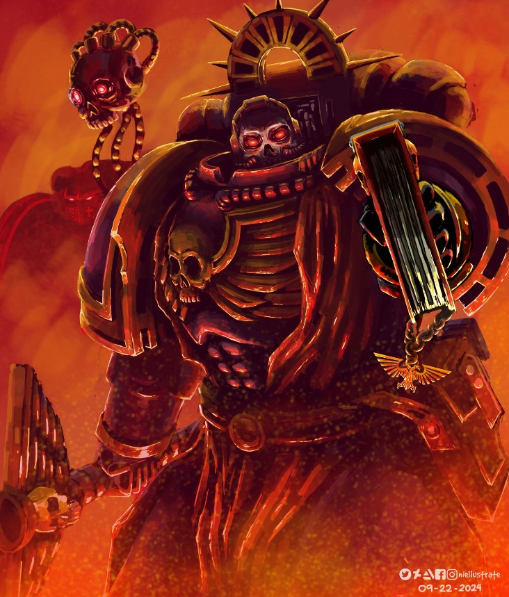 Space Marine Chaplain Art and Lore