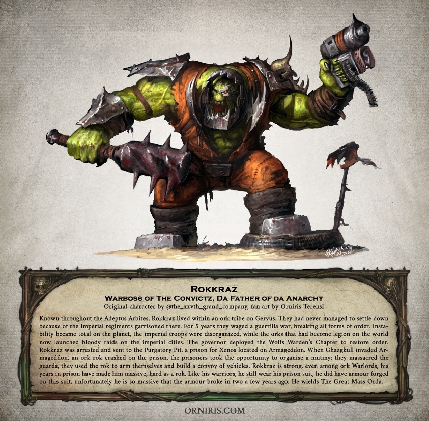 The Convictz Rokkraz, Ork Warboss