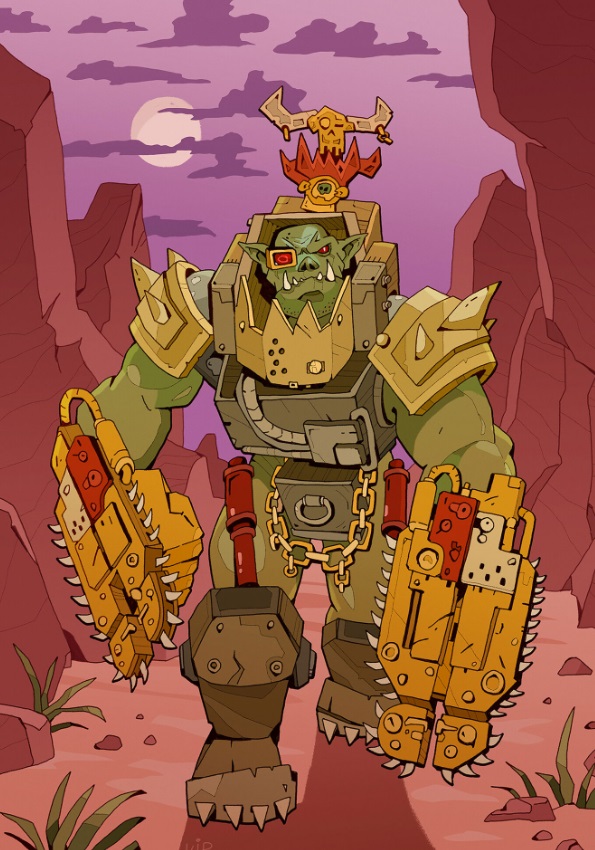 Ork Warboss Artwork