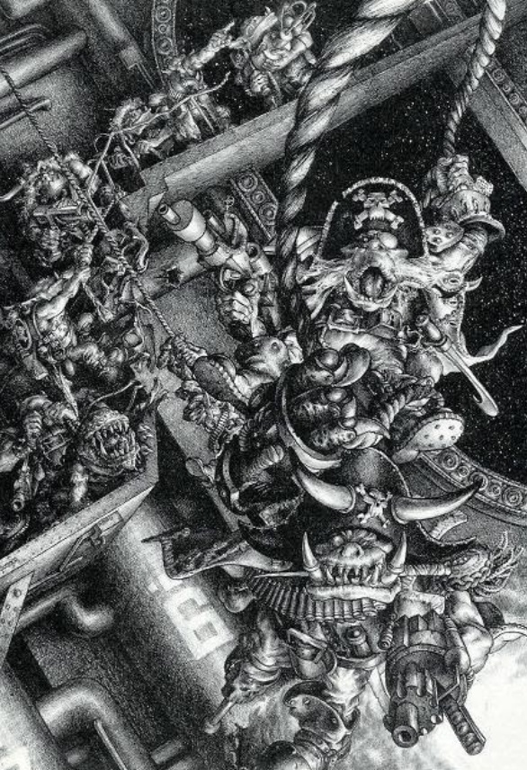 Kaptain and Ork Freebooterz Oldhammer