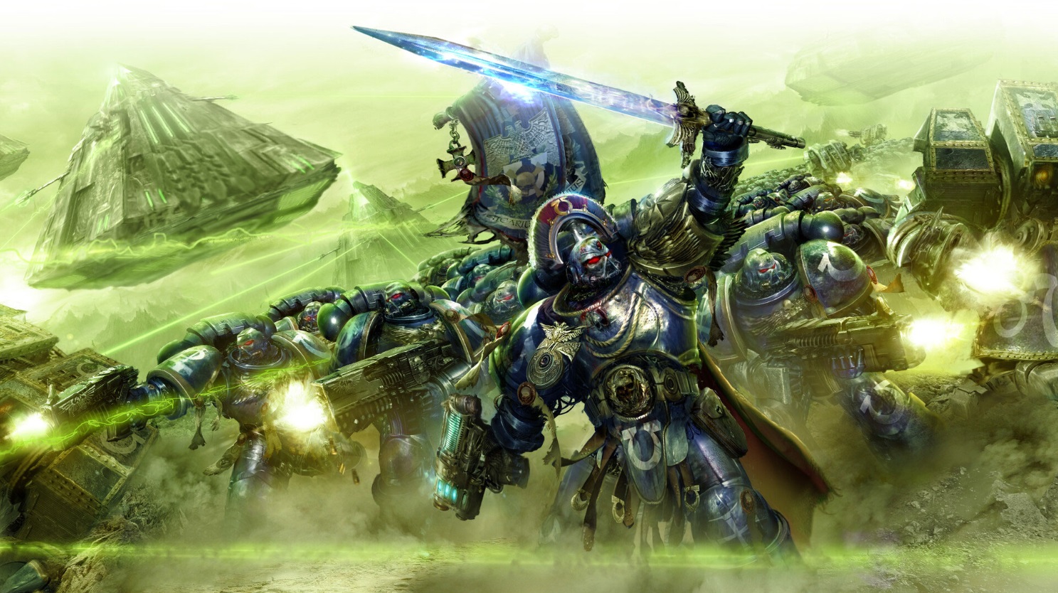 Ultramarine Space Marine Art, The Fall of Damnos