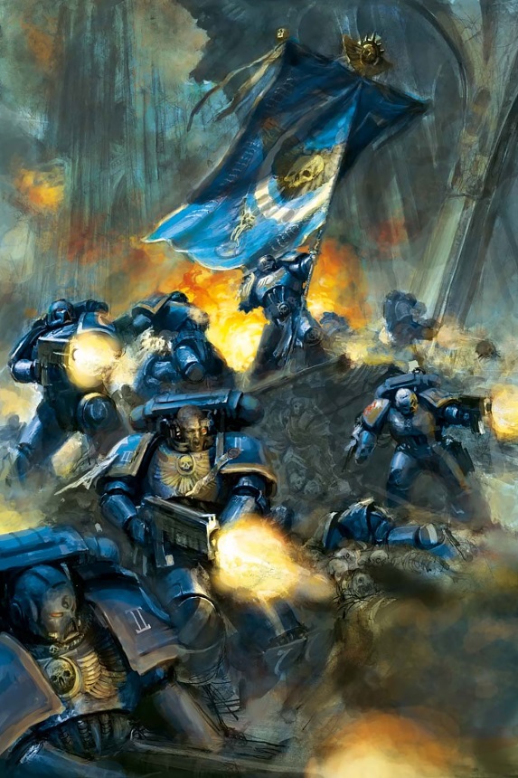 Ultramarines Oldhammer Style Art